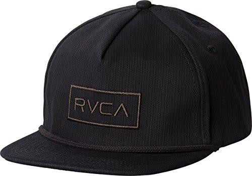 Rvca Witz Snapback Hat, Black, One Size