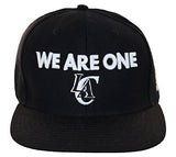 We Are One Los Angeles Clippers Snapback Cap One Size Black White