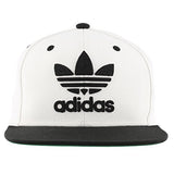 Originals Snapback Flat Brim Cap Whiteblack One Size
