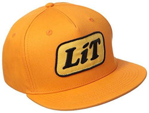Hustle Trees Lit Snapback Orange One Size