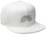 Sb Icon Pro Snapback Hat White/Wolf Grey