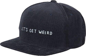 Rvca Let Get Weird Snapback Navy One Size