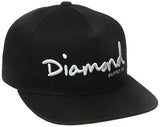 Og Script Snapback, Black, OneSize