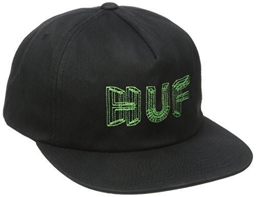 Lines Snapback, Black, One Size