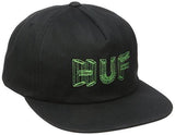 Lines Snapback, Black, One Size