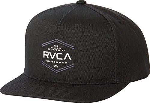 Rvca In The Cut Snapback Hat, Black, One Size