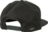 Rvca Sea Drift Snapback Hat, Black/Grey, One Size