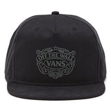 Vans Off The Wall Ruth Snapback Hat Capblackone Size