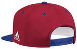 Mls Fc Dallas Team Logo Two Tone Flat Brim Snapback Hat, One Size, Red