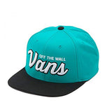 Vans Wilmington Snapback Hat, Baltic/Black, Osfa