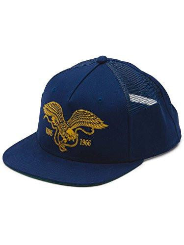 Vans Off The Wall Grisby Snapback Trucker Hat Cap Dress Blue