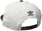 Originals Snapback Flat Brim Cap Whiteblack One Size