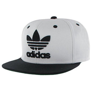 Originals Snapback Flat Brim Cap Whiteblack One Size