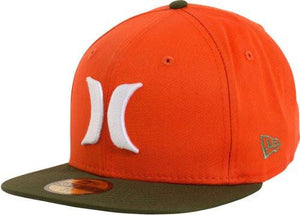 Icon New Era 5950 Ranger Snapback Hat Orange/Green