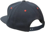 Recruit Snapback Structured Cap, Collegiate Navy/Scarlet, One Size