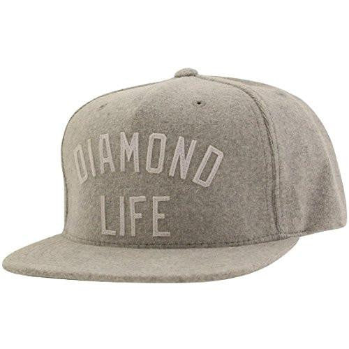 Arch Life Script Heather Grey Velour Hat Snapback Baseball Cap