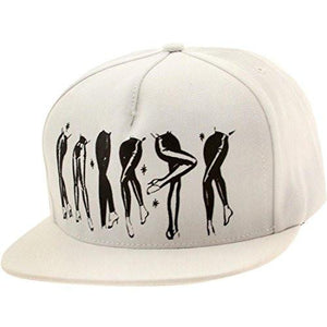 Legs Snapback Cap White