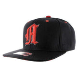 Agame Snapback Cap, Black/High Res Red, One Size