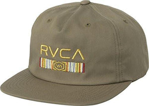 Rvca Legacy Snapback Hat Olive One Size