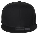 Loga Plain Adjustable Snapback Hats Caps Many Colors Black