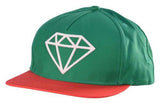 Rock Logo Snapback Hat Capgreen/Redadjustable