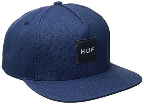 Duck Canvas Box Logo Snapback, Denim, One Size