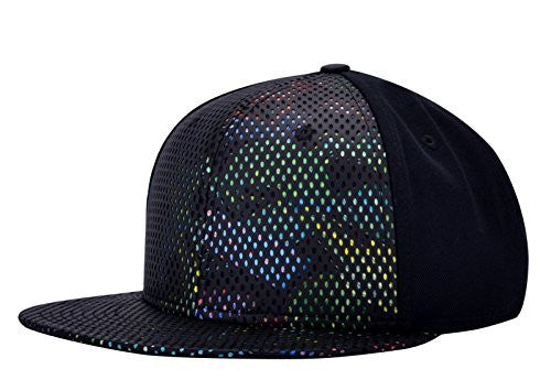 Easter True Snapback Baseball Cap Hat Black Multicolor