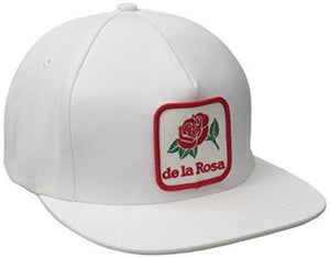 Rose Snapback, White, One Size