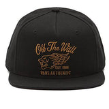 Vans Authentic Snapback Hat Black