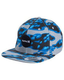 Krush Snapback Hat Graphite Cyan, One Size