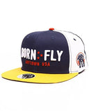 Spendjian Snapback Hat One Size Navy