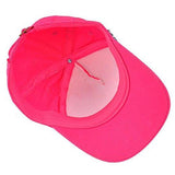 Boy Girls Fashion Rhinestone Star Shaped Snapback Baseball Cap Hat Hot Pink