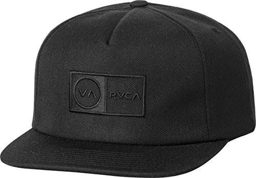 Rvca Balance Snapback Hat, Black/Black, One Size