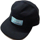 Bright Life Black/Blue Flat Brim Snapback Hat Osfa