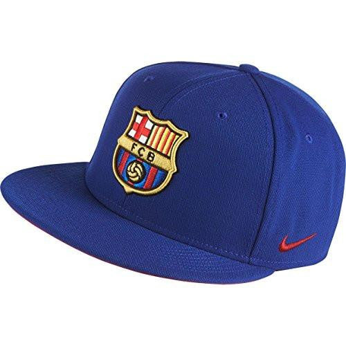 Fcb Barcelona Soccer True Core Snapback Hat Deep Royal Blue/Red
