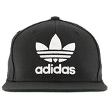 Originals Snapback Flatbrim Cap, Black/White, One Size