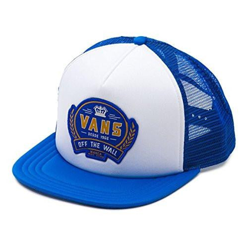 Vans Cold One Snapback Trucker Hat Cap White/Victoria Blue