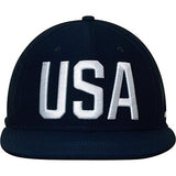 Usa Trucker Perforated True Snapback Adjustable Hat