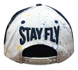 Rose Snapback Cap Osfa Indigo