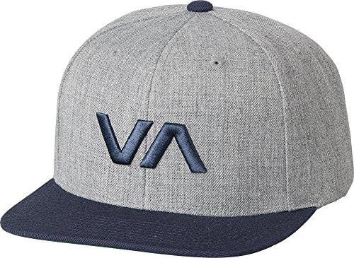 Rvca Va Snapback Ii Hat Grey Heather Navy Blue