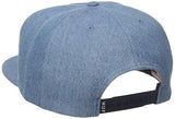 Circle H Snapback, Denim, One Size
