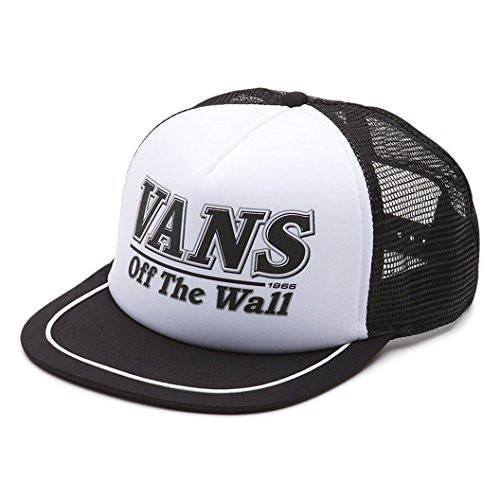 Vans Off The Wall Fitzhugh Snapback Trucker Hat Cap Black/White
