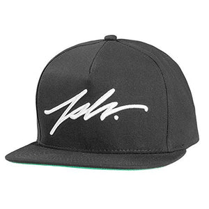 Signature Snapback Hat Black