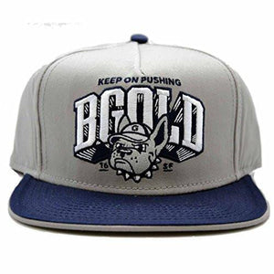 Bulldogs Keep On Pushing Snapback Hatgreynavy