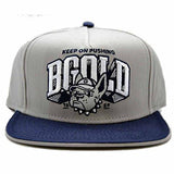 Bulldogs Keep On Pushing Snapback Hatgreynavy