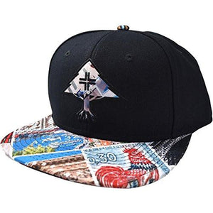 147 Bands Snapback Adjustable Hatcap One Size Black