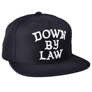 S Ssur Snapback Hat Down By Law Black Adjustable