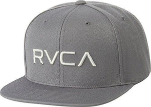 Rvca Twill Snapback Iii Hat Light Grey Snap Back Cap