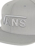 Vans Drop V Logo Snapback, Grey, One Size