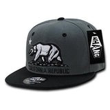Whang California Republic Snapbacks Charcoalblack
